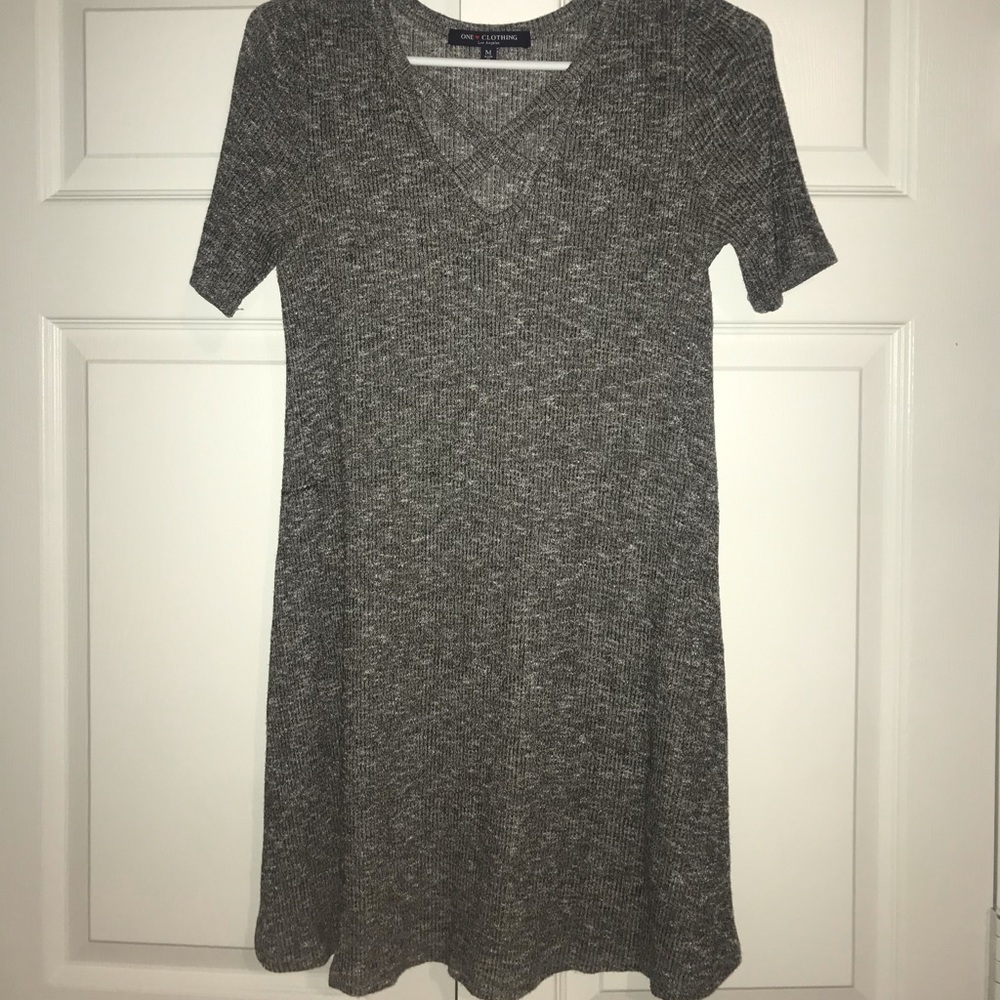 Grey T-shirt Dress